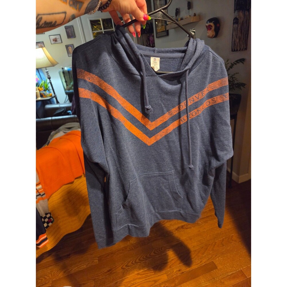 NFL Team Apparel Denver Broncos Hoodie XL